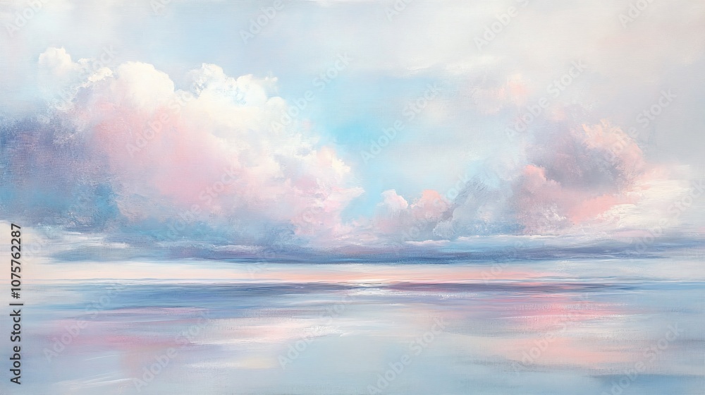 Ethereal Sunset: A Pastel Sky Awash with Whimsy and Wonder Ethereal Sunset: A Pastel Sky Awash with Whimsy and Wonder