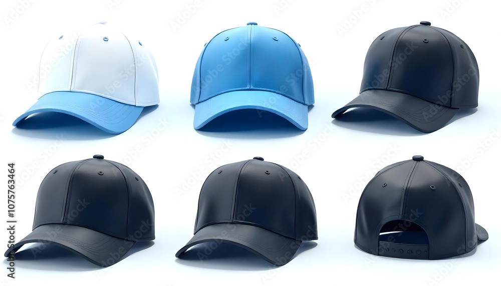 white and black cap mock up front and back white and black cap mock up front and back