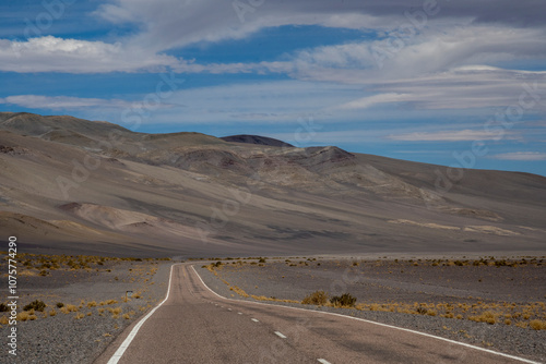 route of the six thousanders catamarca argentina tourist route 4x4 clouds photo