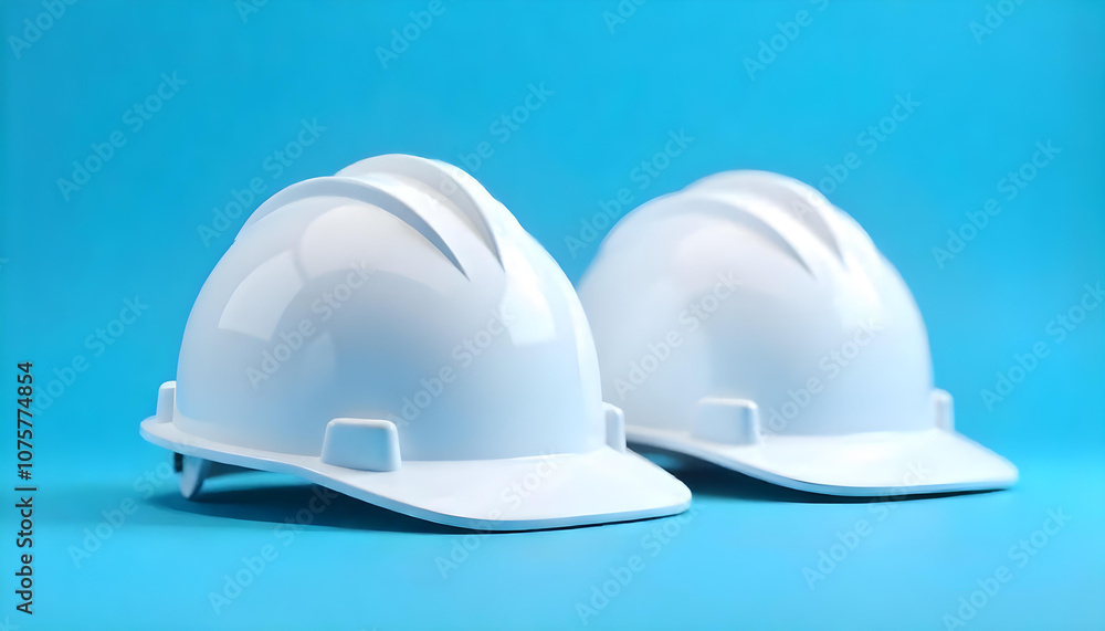 Fototapeta premium helmet cap construction industrial protect mockup