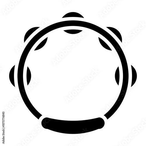 tambourine Solid icon
