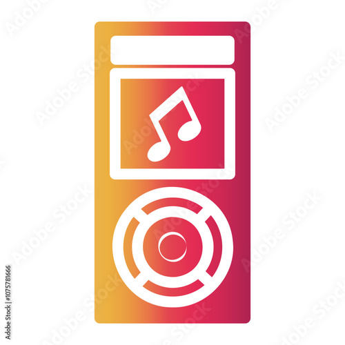 mp3 Gradient icon