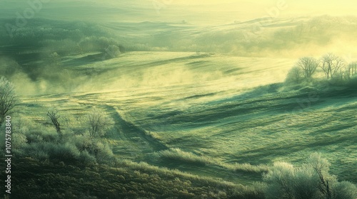 The early signs of spring melt the frost-covered earth, and the fields prepare
