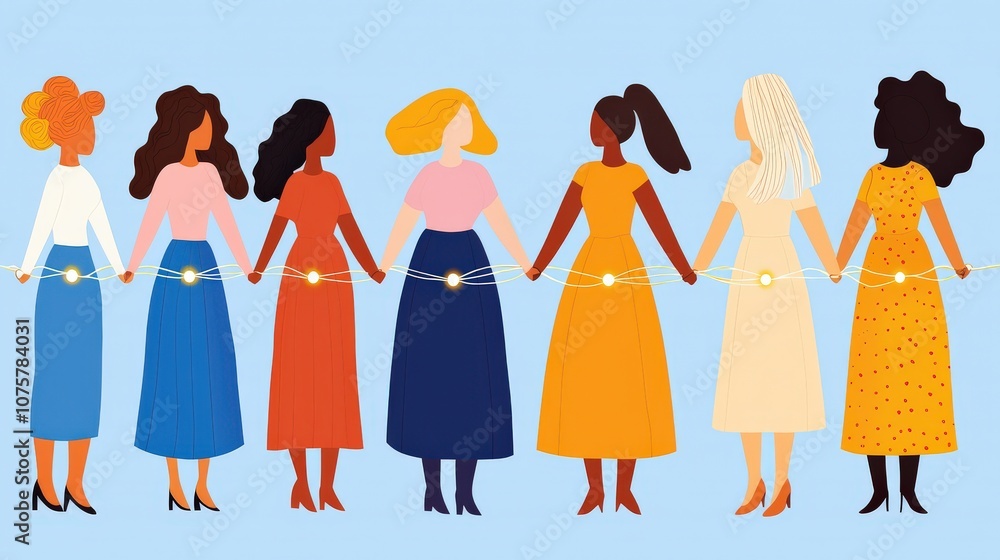 Empowered women connect to build a strong network of support and community Empowered women connect to build a strong network of support and community