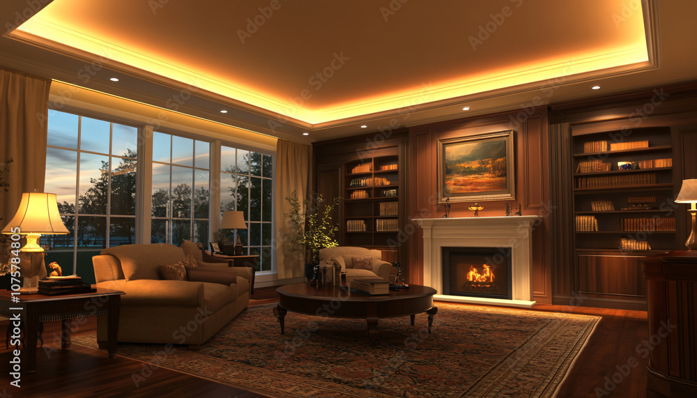 Fototapeta premium Fresh minimalist interior design ideas, each one unique