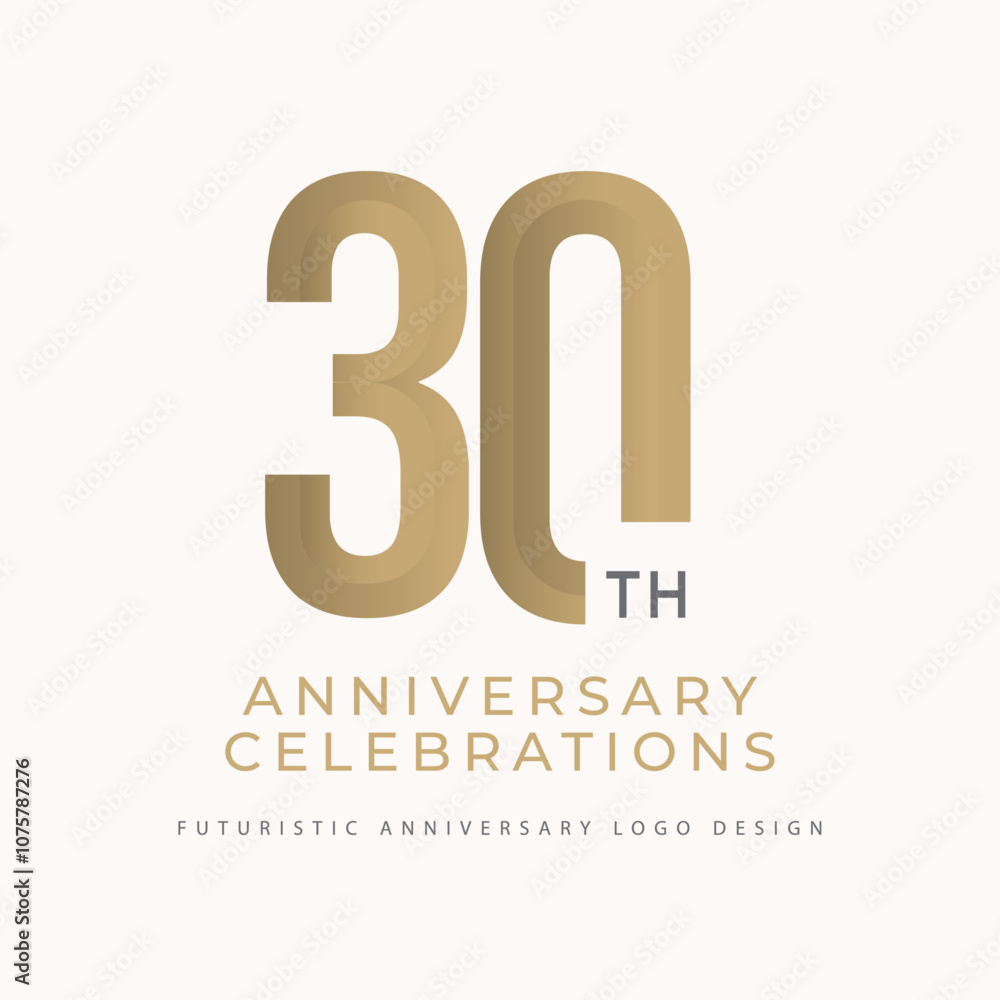30 years anniversary celebrations logo concept 30 years anniversary celebrations logo concept
