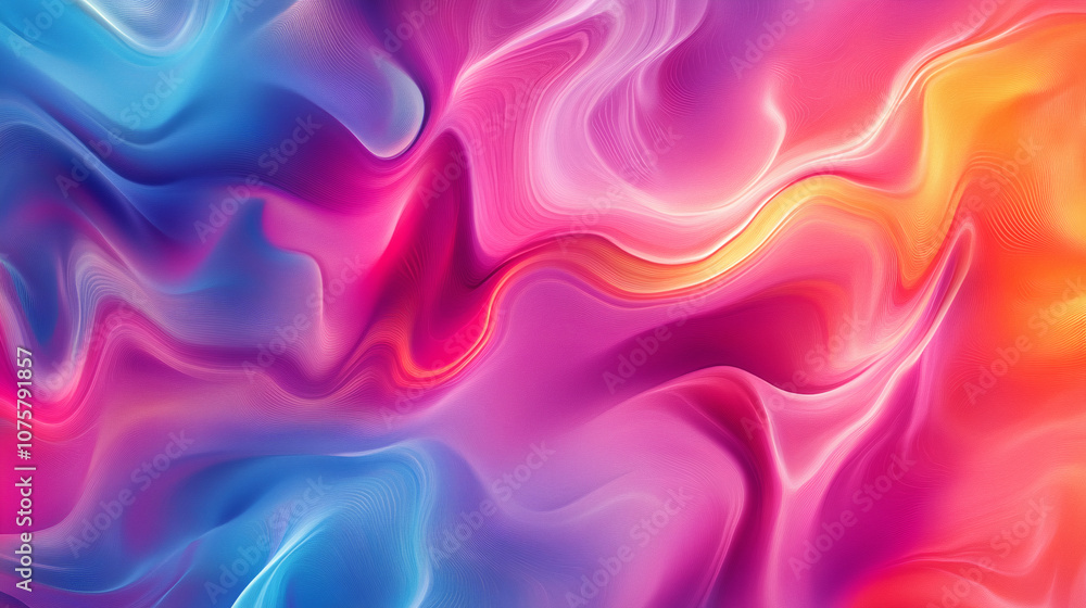 Obraz premium Colourful abstract gradient background image.generated by AI
