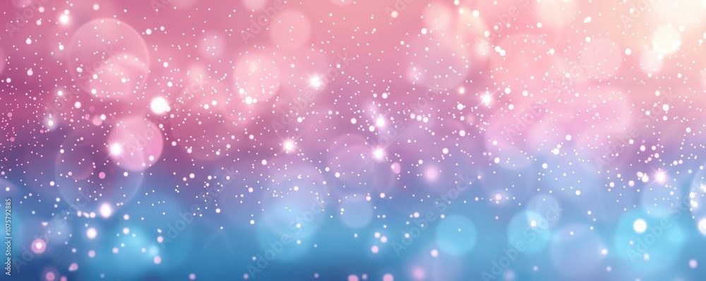 Pastel Pink and Blue Bokeh Background with Stars for Wedding Invitation or Party Banner Pastel Pink and Blue Bokeh Background with Stars for Wedding Invitation or Party Banner