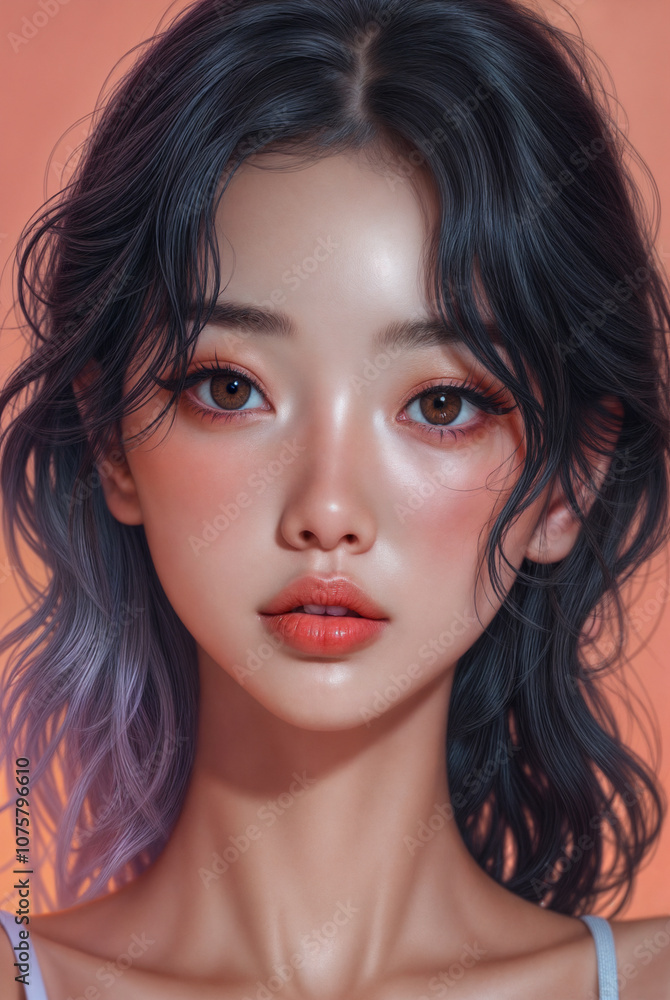 korean woman face korean woman face