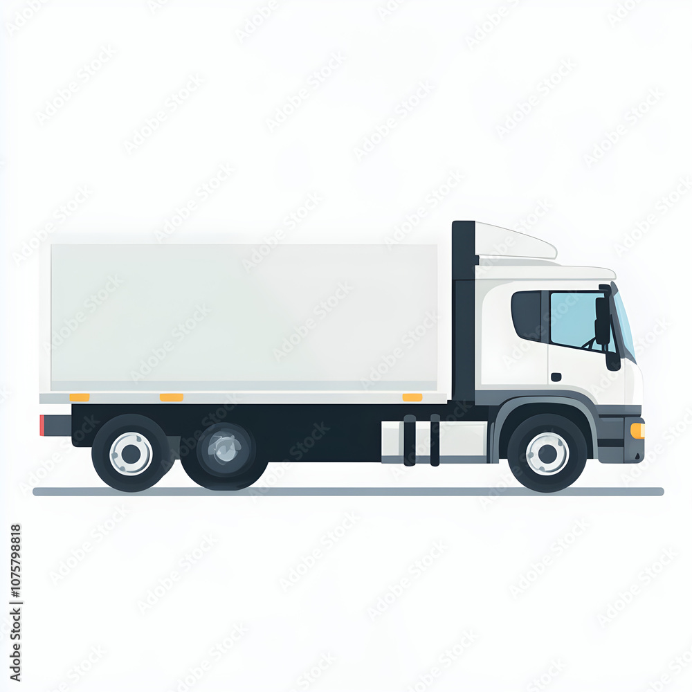 Simple Truck flat icon Simple Truck flat icon