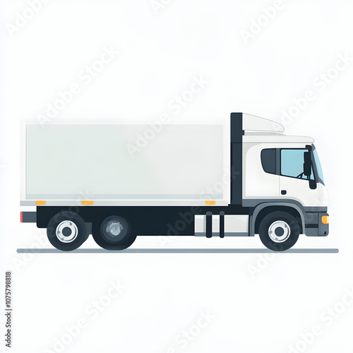 Simple Truck flat icon