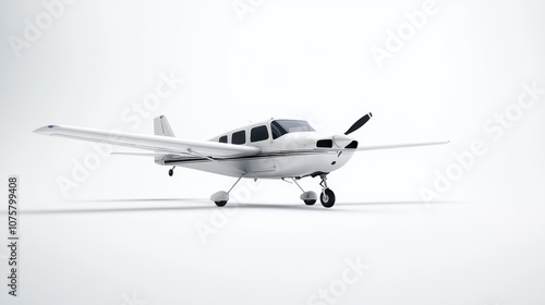 White Propeller Plane