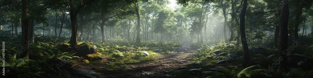 Obraz premium OLD FOREST WALLPAPER 