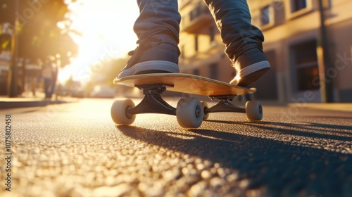 Skateboarder on the Street