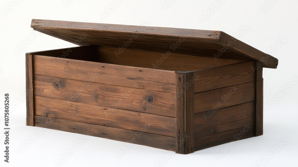 Wooden Storage Box with Open Lid for Organization Wooden Storage Box with Open Lid for Organization