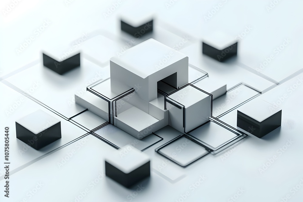 3D plan icon designed to represent modern strategies with sharp, clean aesthetics. 3D plan icon designed to represent modern strategies with sharp, clean aesthetics.