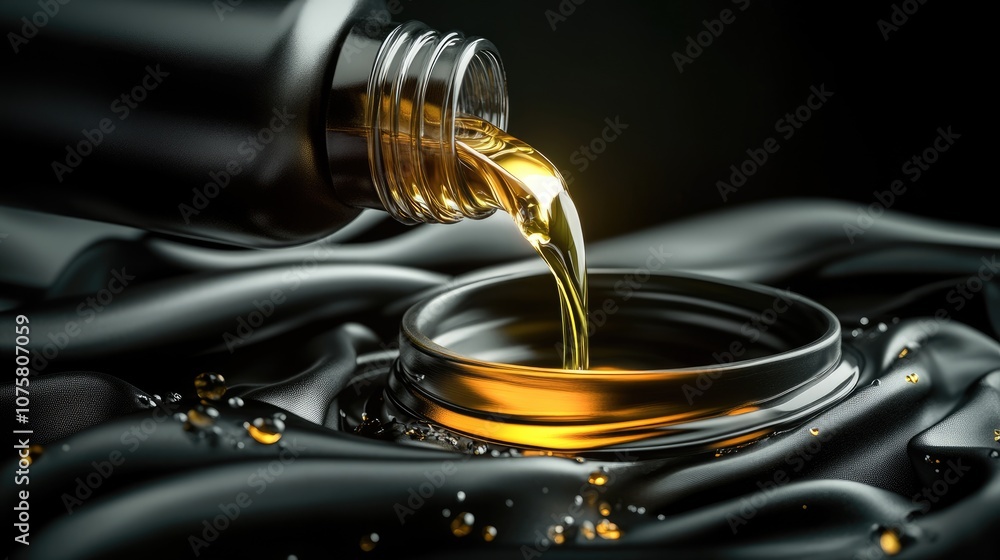 Fuel transfer. photo illustrating petrol pouring from a gun, capturing car refuelling process, energy policies, environmental considerations surrounding transport, fuel costs at petrol stations.