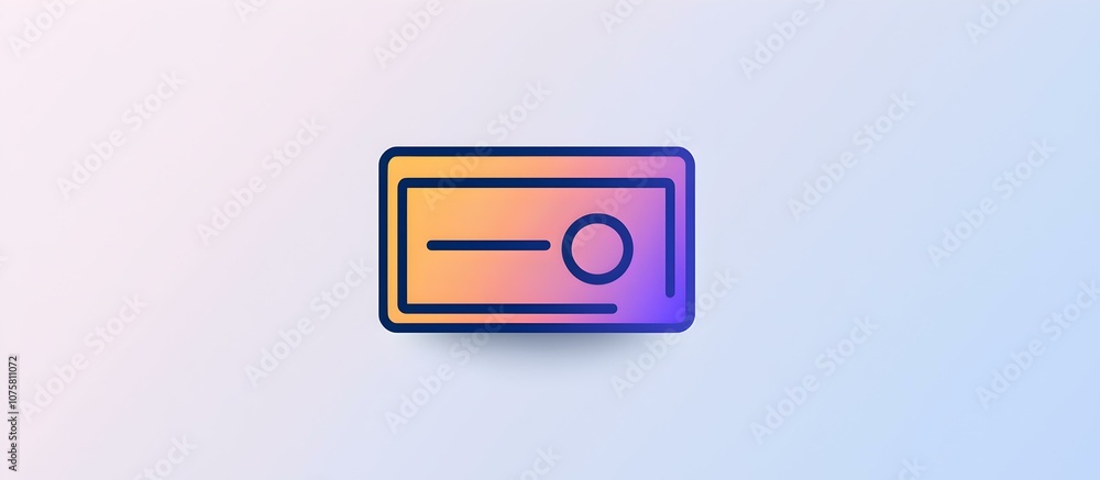 Modern line icon for credit, sleek design emphasizing borrowing and financial services. Modern line icon for credit, sleek design emphasizing borrowing and financial services.