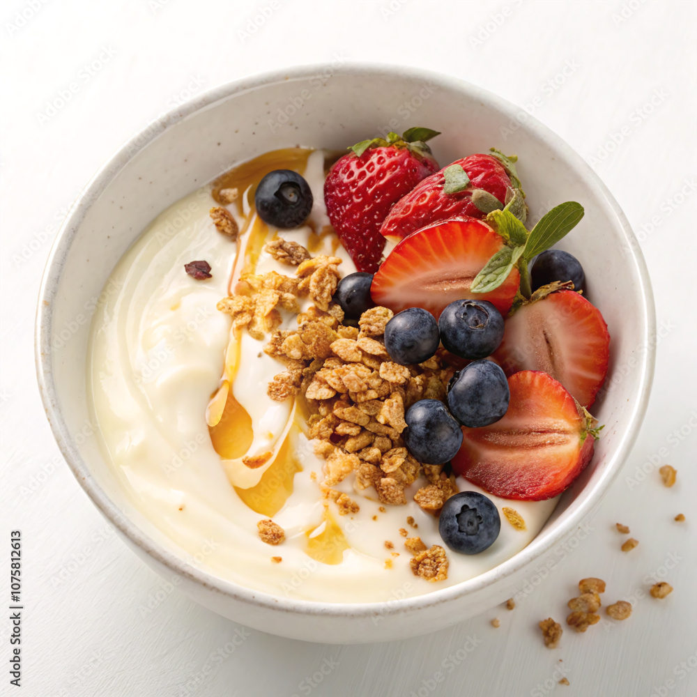 Yogurt Parfait with Berries and Granola Yogurt Parfait with Berries and Granola
