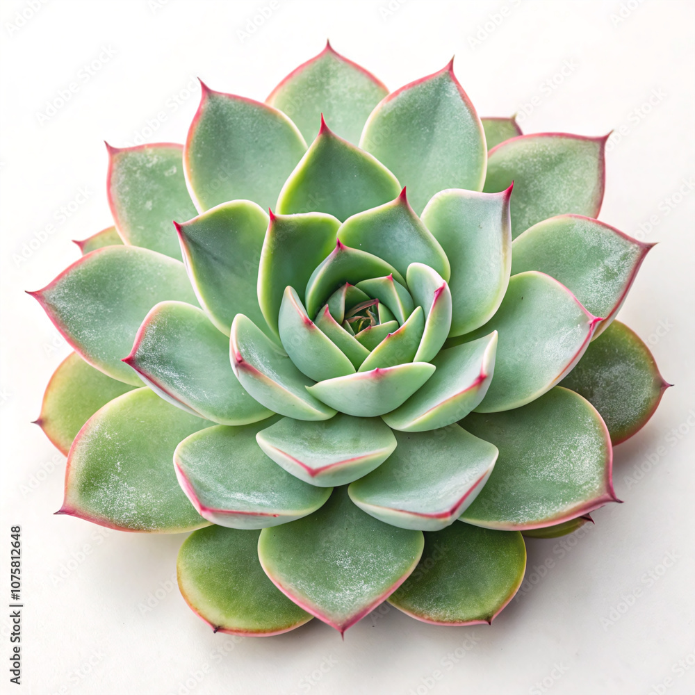 Green Succulent Rosette: Intricate Detail Green Succulent Rosette: Intricate Detail