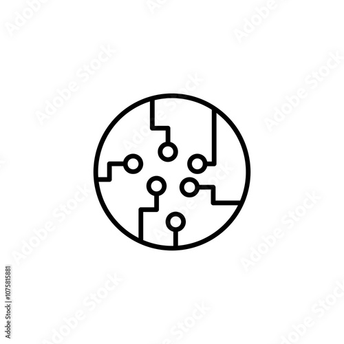 Digital Transformation line icon. Digital Transformation liner illustration for web and app..eps