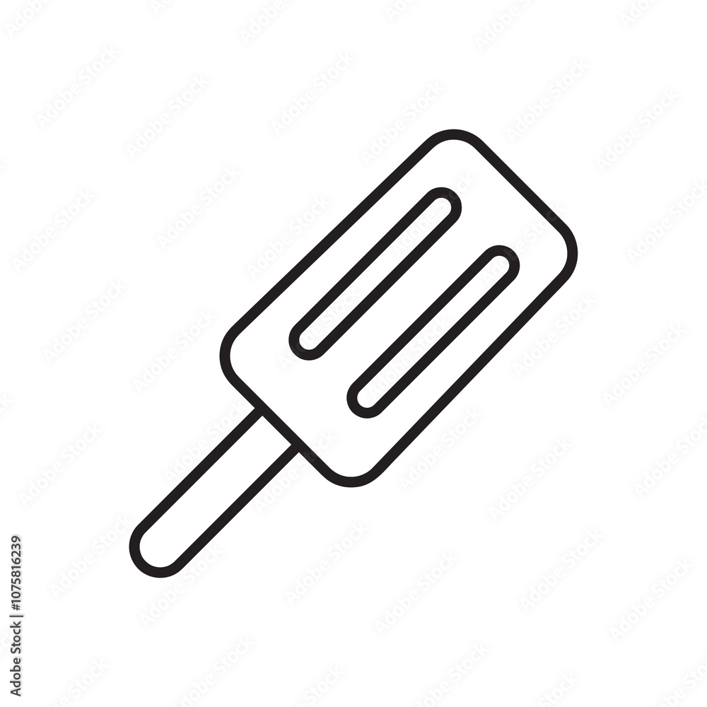 Ice Cream Stick vector icon.vector flat simple linear illustration for web and app..eps Ice Cream Stick vector icon.vector flat simple linear illustration for web and app..eps