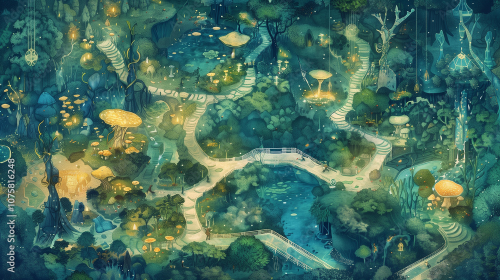 Fototapeta premium map