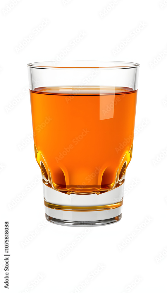 Whiskey mockup in a glass png isolated with white highlights, png Whiskey mockup in a glass png isolated with white highlights, png