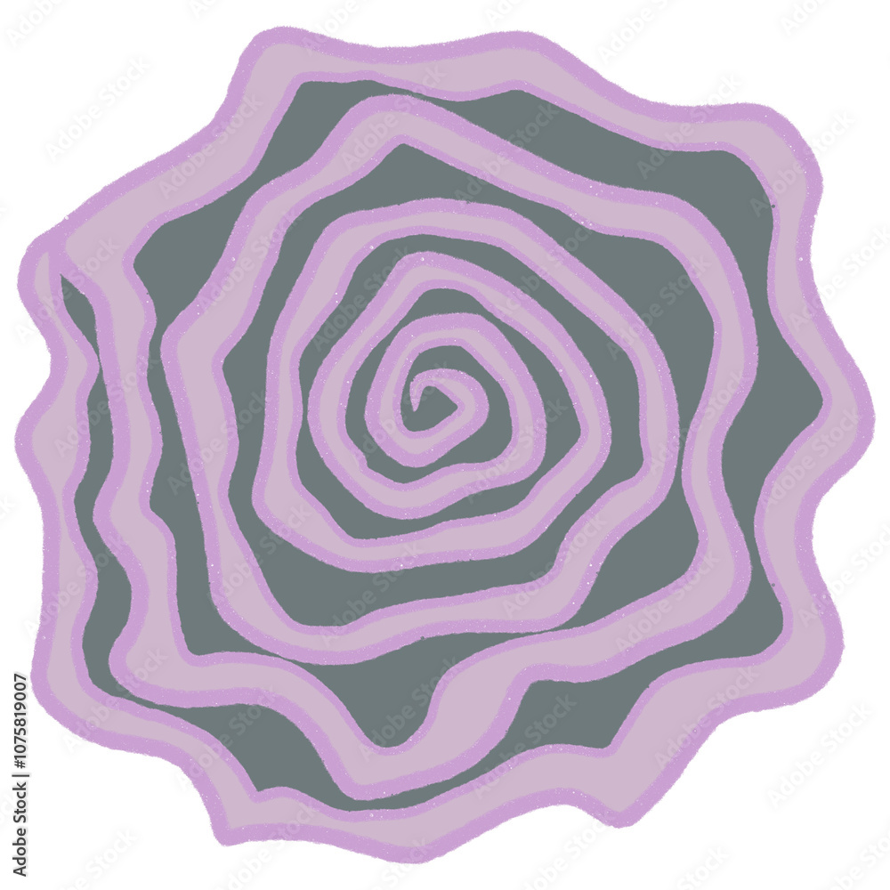 Obraz premium Vintage purple rose flower