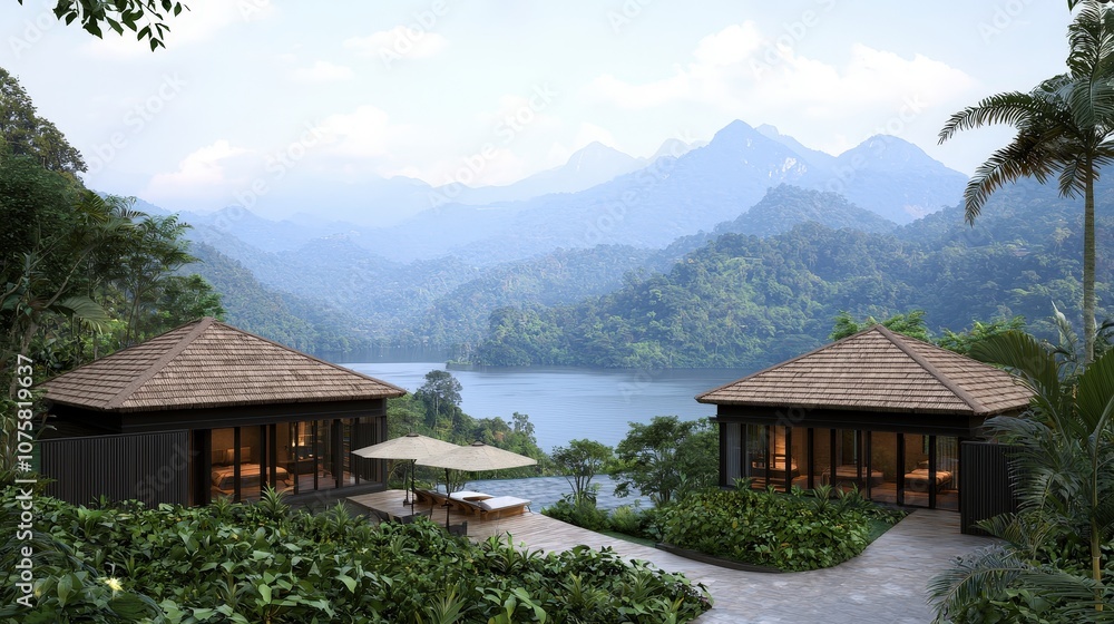 Luxury Villa Retreat with Lake and Mountain Views Luxury Villa Retreat with Lake and Mountain Views