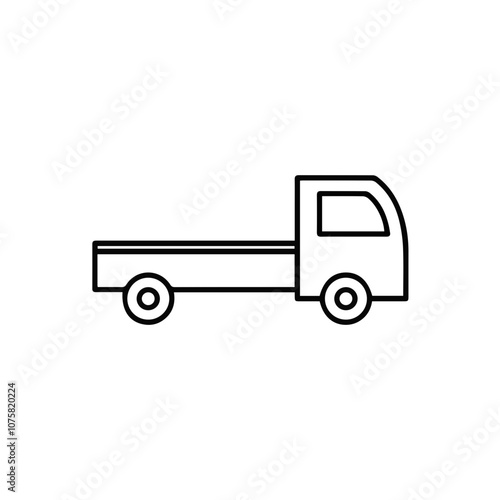 Truck icon symbol vector illustration 