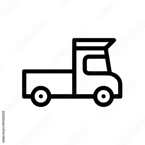 Truck icon symbol vector illustration 