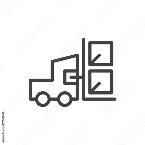 Truck icon symbol vector illustration 