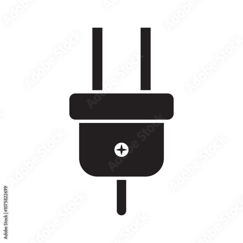 Electric plug icon. Vector illustration