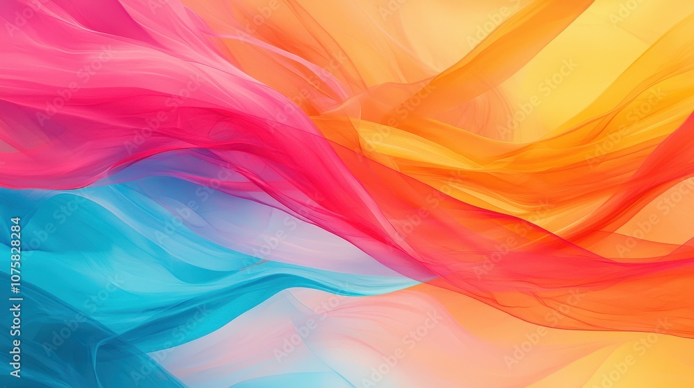 Abstract Colorful Swirling Smoke Pattern Design Abstract Colorful Swirling Smoke Pattern Design