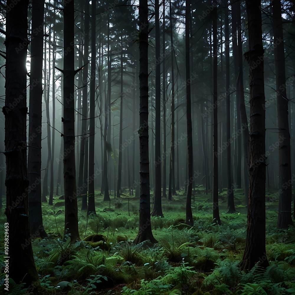 Fototapeta premium morning in the forest