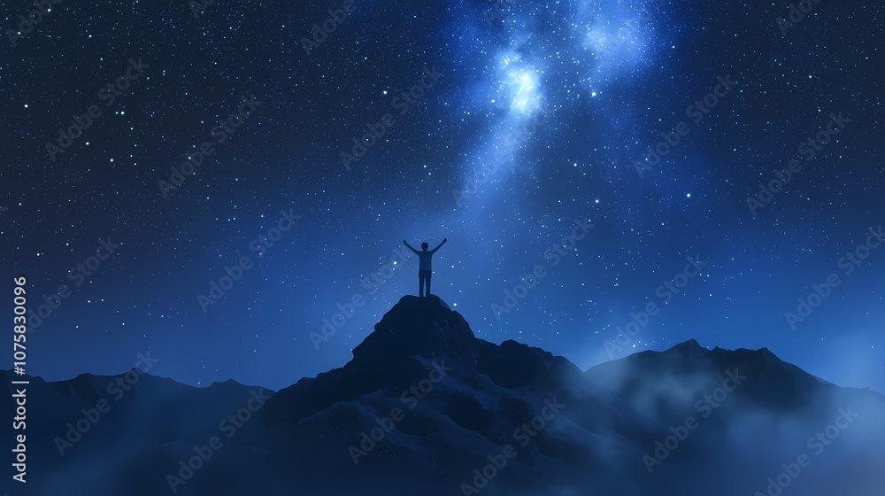 digital technology night starry sky outdoor poster background digital technology night starry sky outdoor poster background