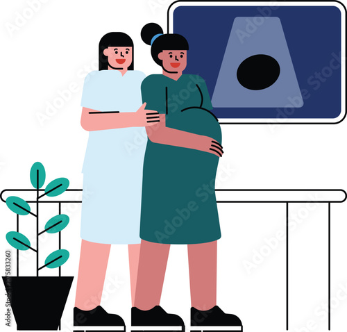 Nurse Helping patient for walking