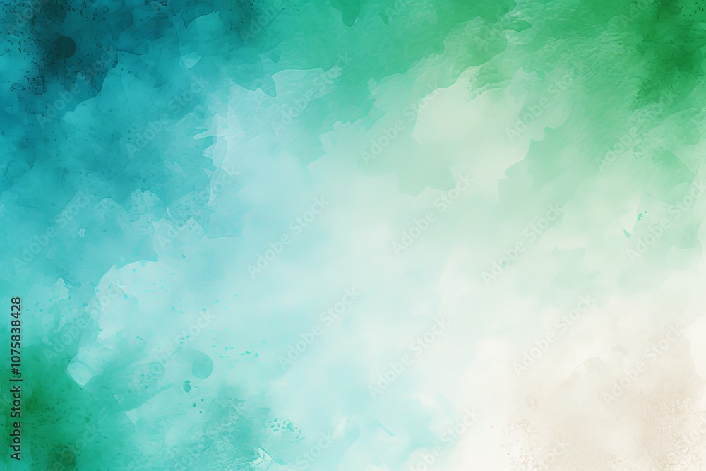 A serene blend of turquoise and cream hues evokes calm feelings of tranquility. Generative AI A serene blend of turquoise and cream hues evokes calm feelings of tranquility. Generative AI