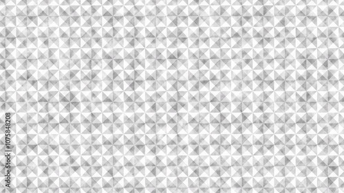 規則的で幾何学的な三角形パターンループ背景 グレースケール