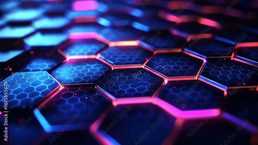 3d Hexagonal An abstract wallpaper depicting a network of hexagonal shapes with a dynamic depth of field 3d Hexagonal An abstract wallpaper depicting a network of hexagonal shapes with a dynamic depth of field