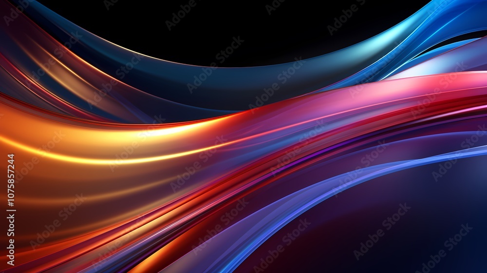 digital technology abstract arc rainbow light poster background digital technology abstract arc rainbow light poster background