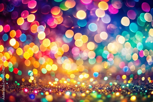 Captivating Bokeh Background for Creative Designs, Perfect for Photography, Graphic Projects, and Digital Art with Soft Light Effects and Vibrant Colors