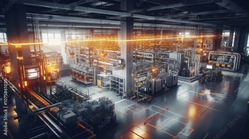Industrial Factory Interior Industrial Factory Interior