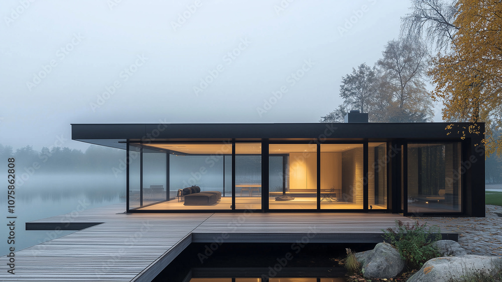Fototapeta premium house in the park