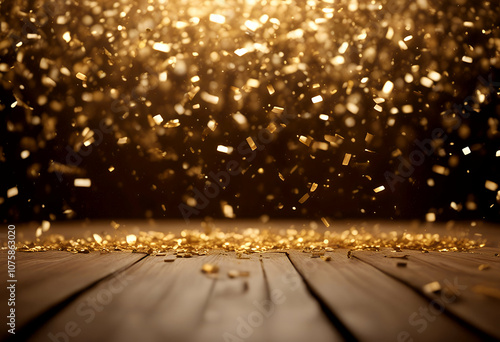 space birthday celebrate confetti bright fun element anniversary signs sparkle design jubilee background festival fireworks newyear wooden christmas wood color falling shiny holiday effects 