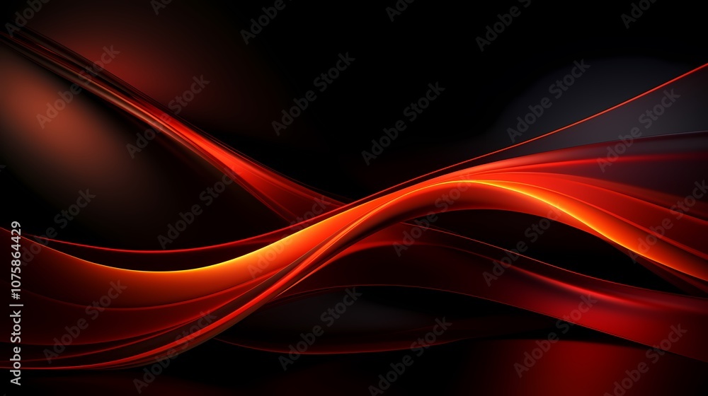 digital technology red and orange abstract lines poster background digital technology red and orange abstract lines poster background