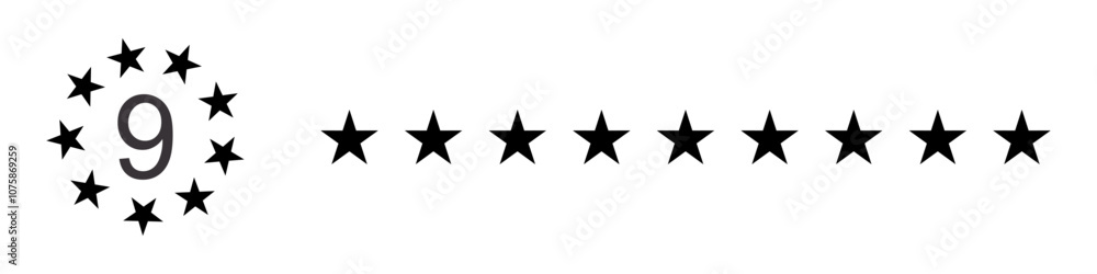 9 star vector design,star icon,background,symbol,design,illustration
9 star vector design,star icon,background,symbol,design,illustration