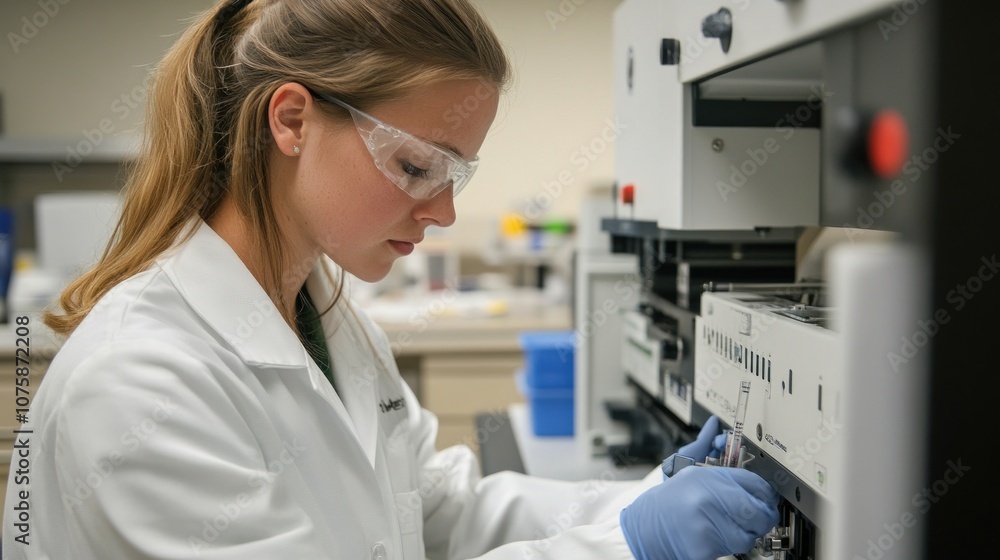 Scientist Working in a Lab Scientist Working in a Lab