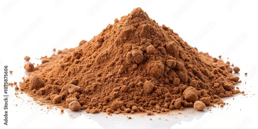 A pile of loose brown powder, brown, powder, texture, background, dusty, earthy, dry, scattered, granules, organic, natural A pile of loose brown powder, brown, powder, texture, background, dusty, earthy, dry, scattered, granules, organic, natural